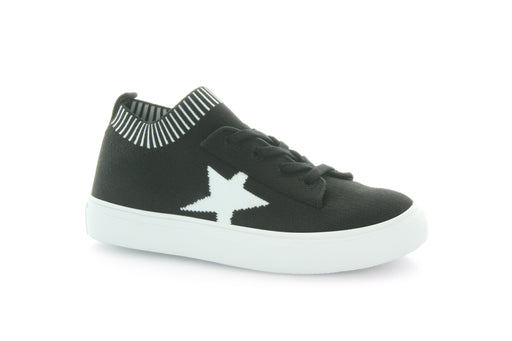 Kelly Star Knit Sock Sneaker - Black