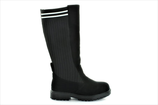 Paige's Tall Knit Boot - Black Velvet