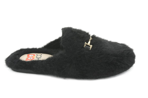 Dee's Furry Mule - Black